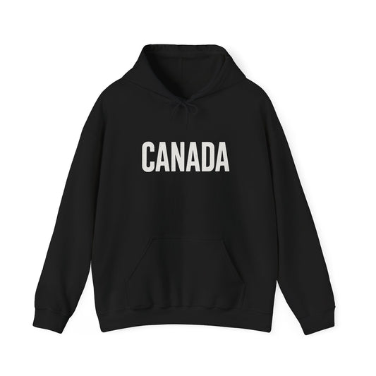 Canada Flag Hoodie – Vintage Canada Text & Maple Leaf Pullover