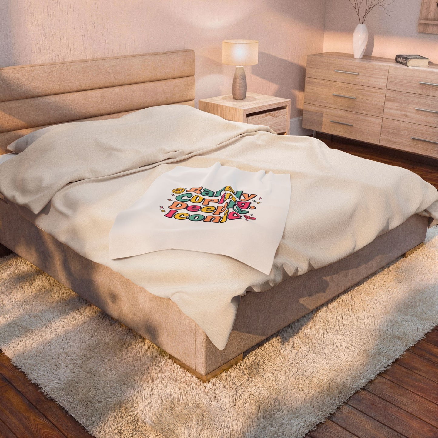 Barely Coping, Deeply Iconic Blanket | mental health humor, wellness sarcasm