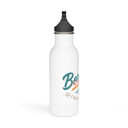 Boracay Stainless Steel Water Bottle – Beach Travel Bottle with Palm Tree Design