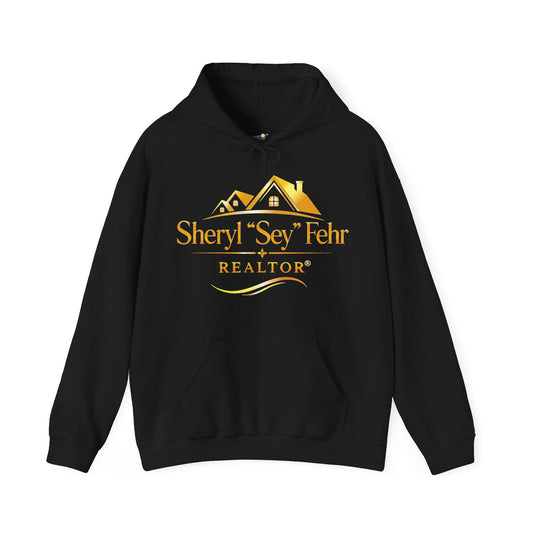 Realtor Logo Hoodie — "Sheryl 'Sey' Fehr" Branded Real Estate Pullover
