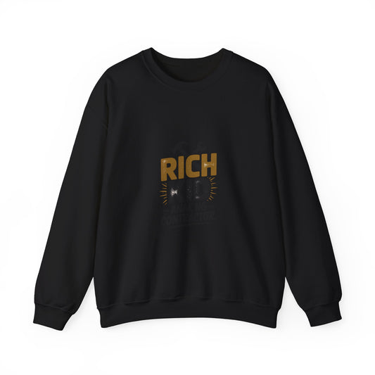 Rich Kid Anak ng Contractor Unisex Heavy Blend™ Crewneck Sweatshirt