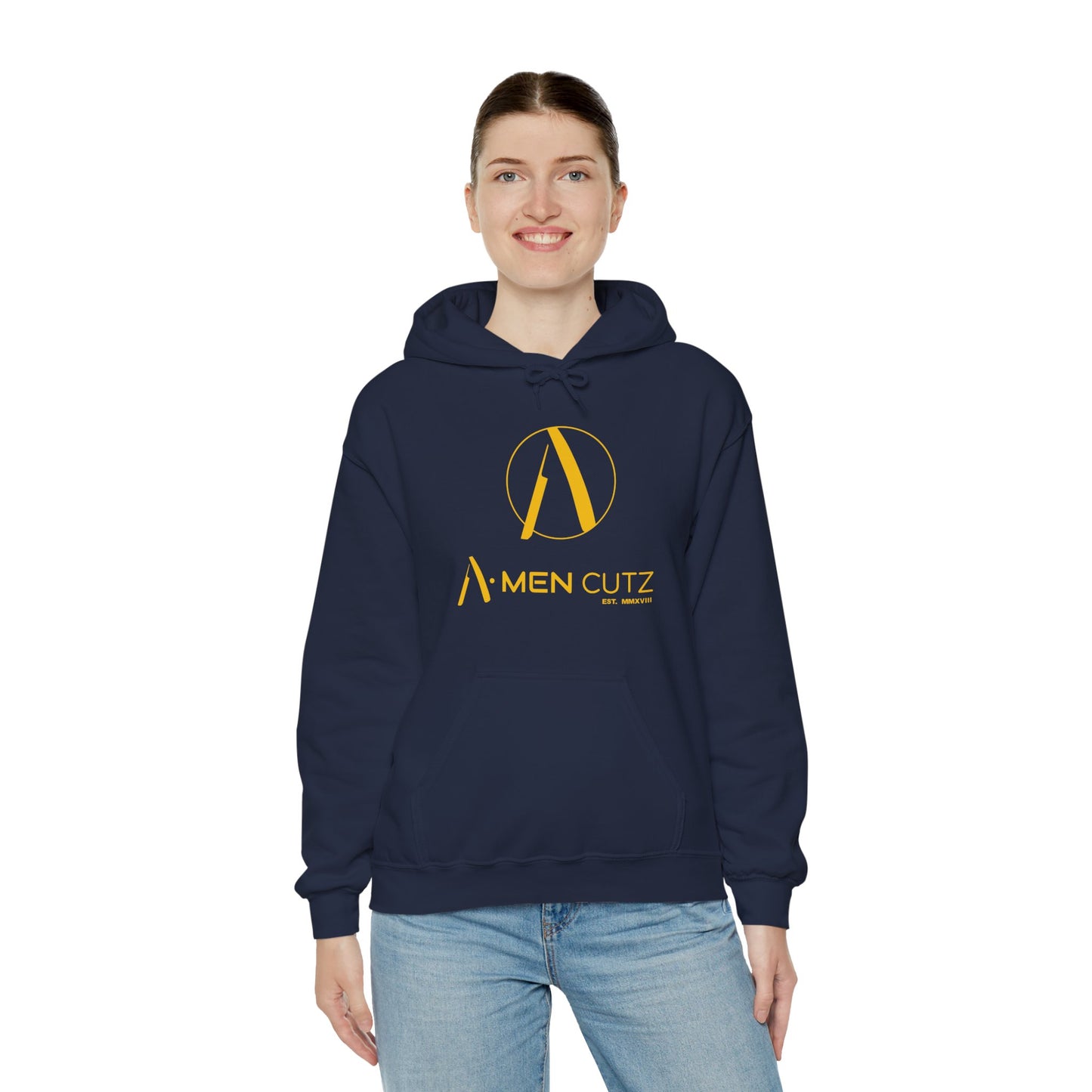 A Men Cutz Unisex Heavy Blend™ Hooded Sweatshirt