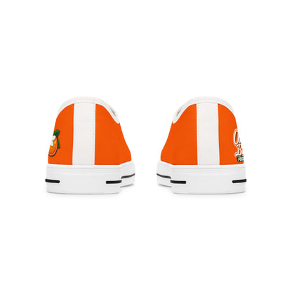 Orange Blossom Personalized Casual Canvas Shoes for Women