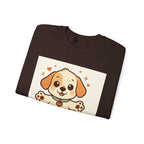 Looking for Hugs Sweatshirt — Cute Puppy Graphic Crewneck