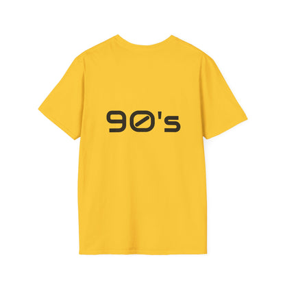 Anime Boy Portrait T‑Shirt — Retro "90's" Back Print
