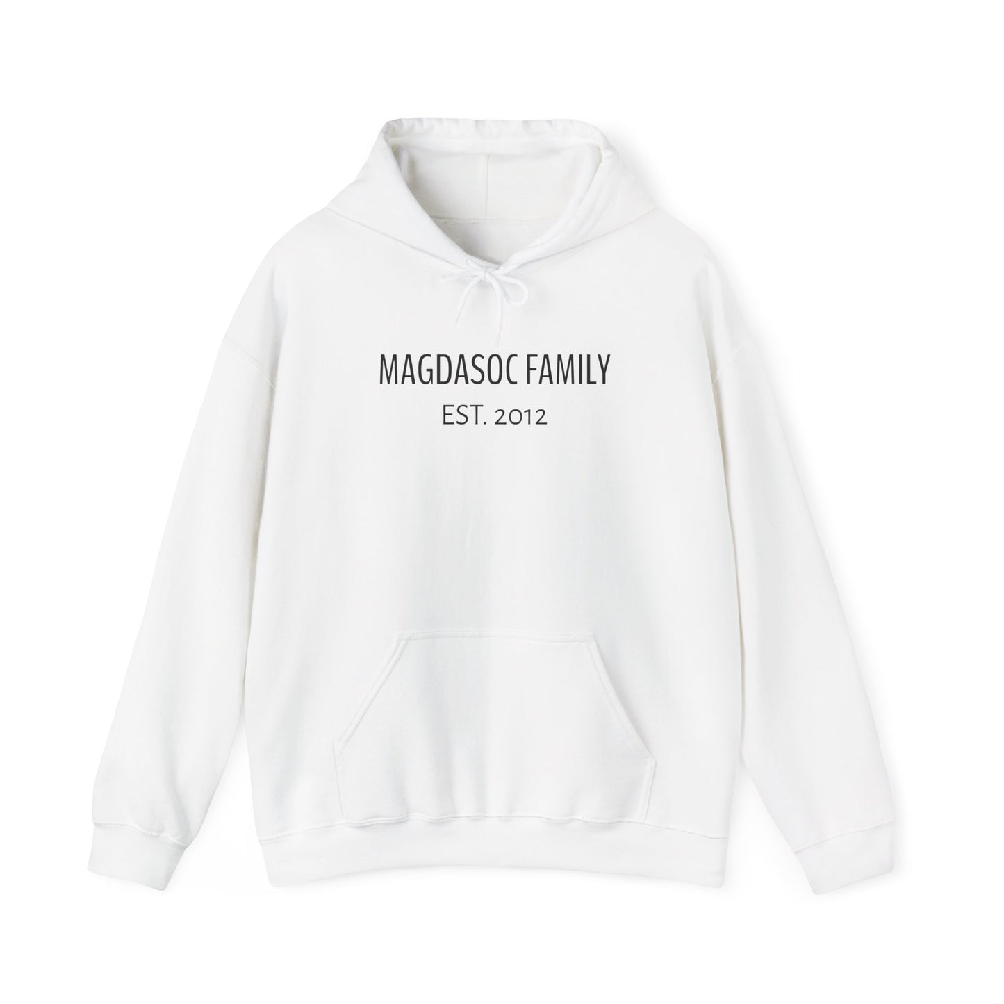 Custom Family Name Hoodie (REGULAR PRINT, DTF)-Personalized Pullover