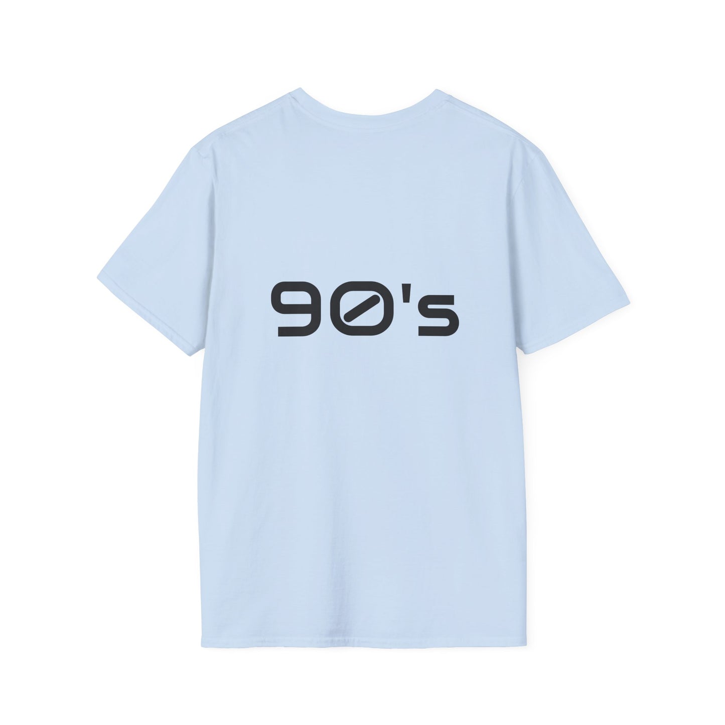 Anime Boy Portrait T‑Shirt — Retro "90's" Back Print