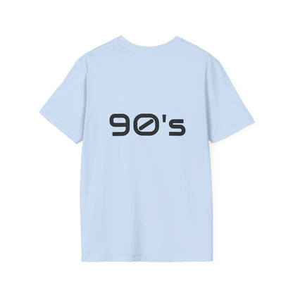Anime Boy Portrait T‑Shirt — Retro "90's" Back Print