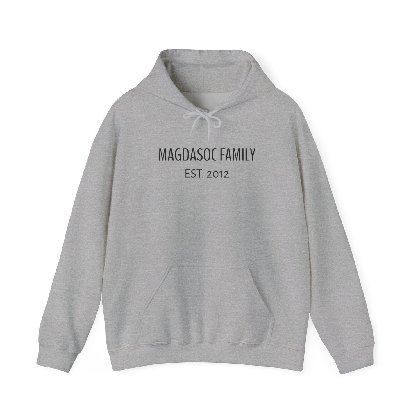 Custom Family Name Hoodie (REGULAR PRINT, DTF)-Personalized Pullover