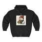 Snowman Hot Cocoa Zip Hoodie – Cozy Winter Holiday Sweatshirt
