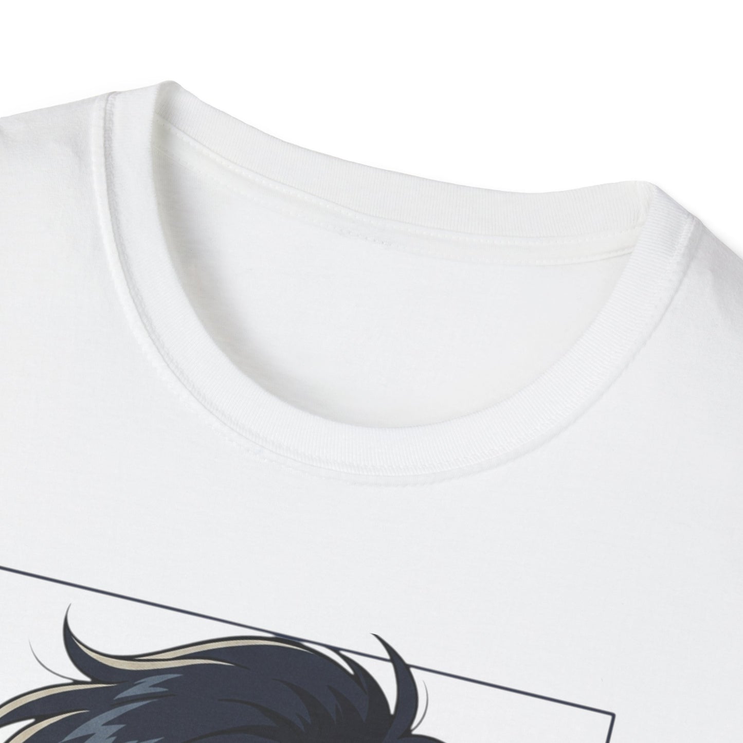Anime Boy Portrait T‑Shirt — Retro "90's" Back Print
