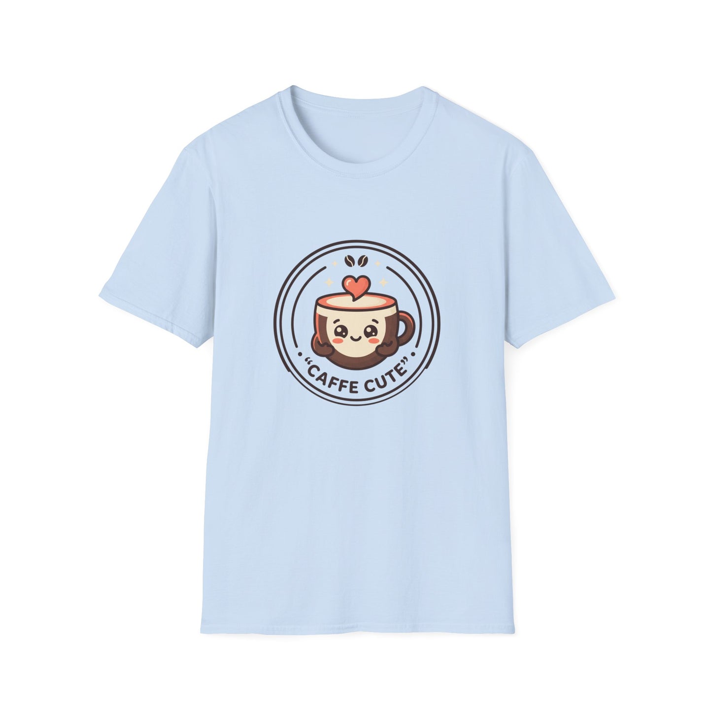 T-Shirt — Caffè Cutie Cute Coffee Cup Graphic Tee