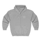Embroidered Zip Hoodie - Personalized Ready, Designs in front, left and right wrist, and back  (Magdasoc Family with website at the back)
