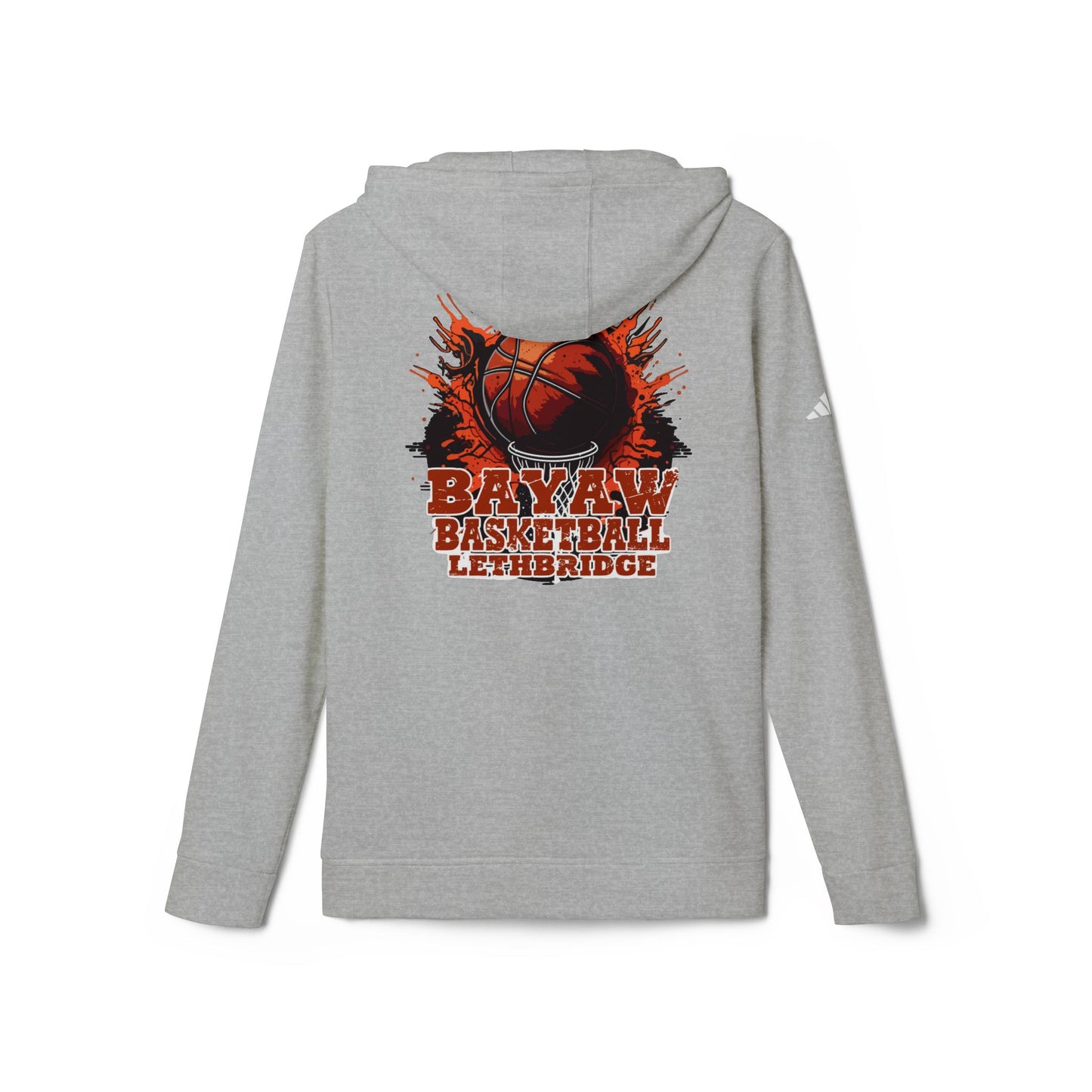 Rebel Basketball League Hoodie — Bold Grunge Basketball Logo