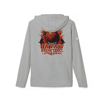 Rebel Basketball League Hoodie — Bold Grunge Basketball Logo