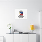 Filipino Flag Tote Logo Canvas Print — AFilipinoStore.com Matte Stretched Wall Art