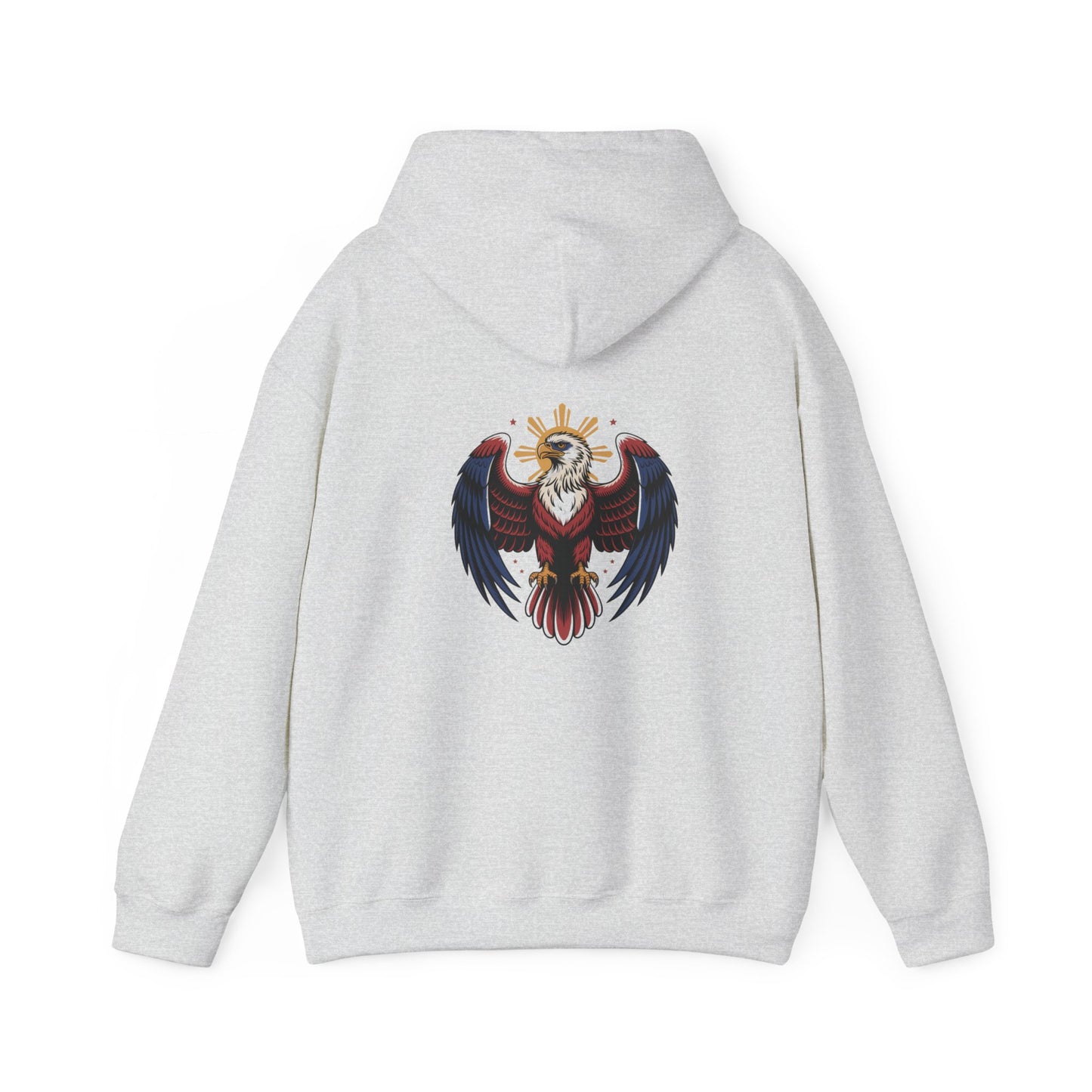 Philippines Map & Heraldic Eagle Hoodie — Filipino Pride Pullover