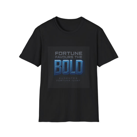 Bold Motivational T-Shirt — "Fortune Favours the Bold" Inspirational Tee