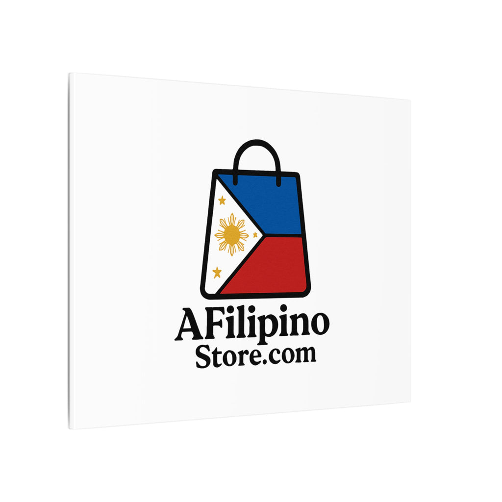 Filipino Flag Tote Logo Canvas Print — AFilipinoStore.com Matte Stretched Wall Art