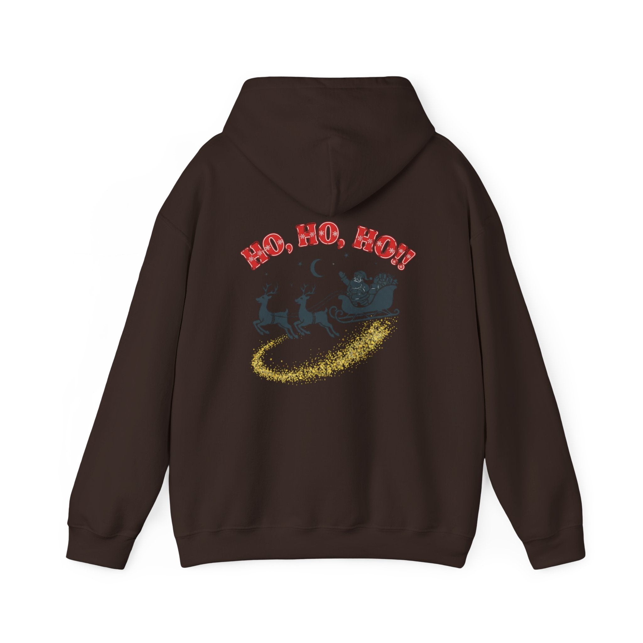 Christmas Hoodie - 'Merry Christmas to Everyone' Front & 'HO, HO, HO!!' Back Holiday Sweatshirt