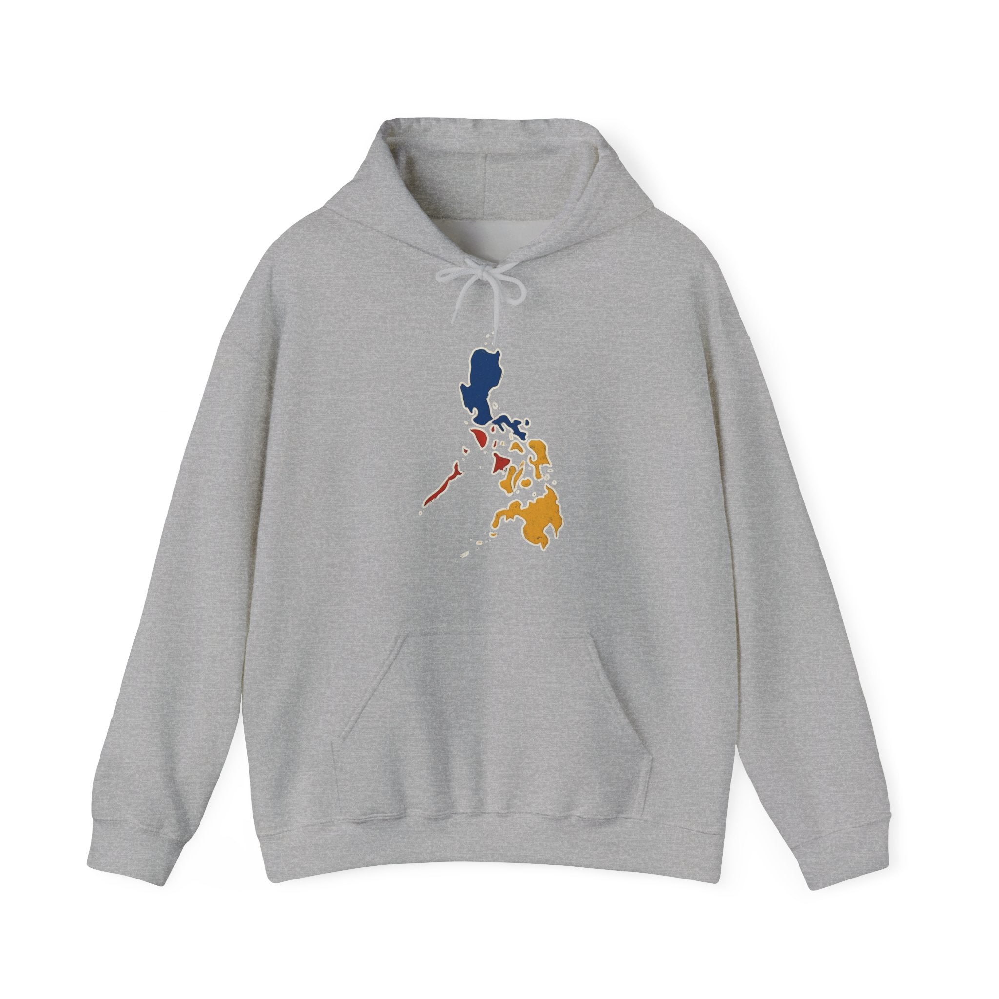 Philippines Map & Heraldic Eagle Hoodie — Filipino Pride Pullover