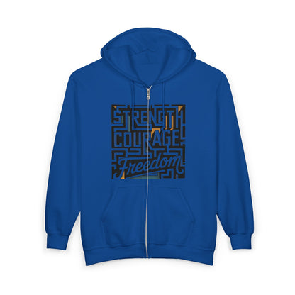 Empowering Freedom Zip-Up Hoodie