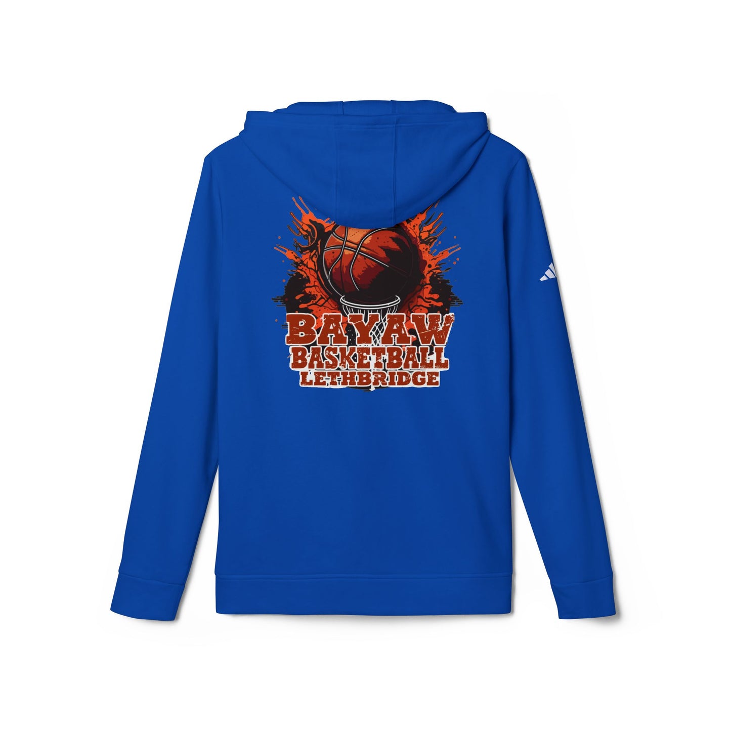 Rebel Basketball League Hoodie — Bold Grunge Basketball Logo