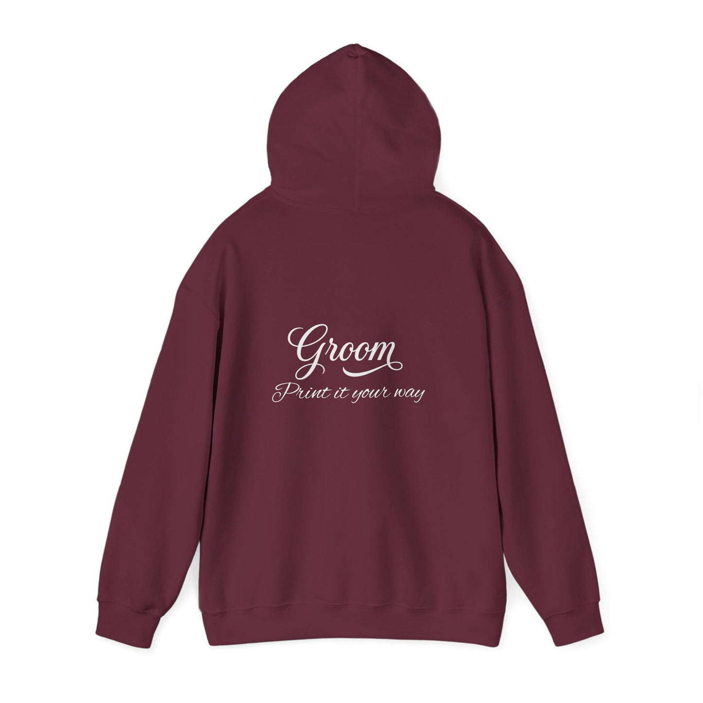 Copy of  "Bride" White Script Hoodie — Bridal Wedding Party Pullover