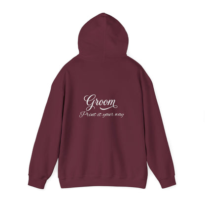 Copy of  "Bride" White Script Hoodie — Bridal Wedding Party Pullover