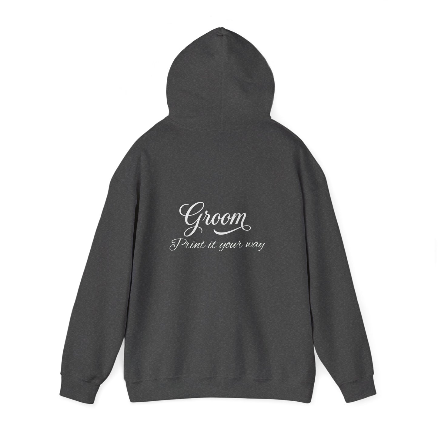 Copy of  "Bride" White Script Hoodie — Bridal Wedding Party Pullover
