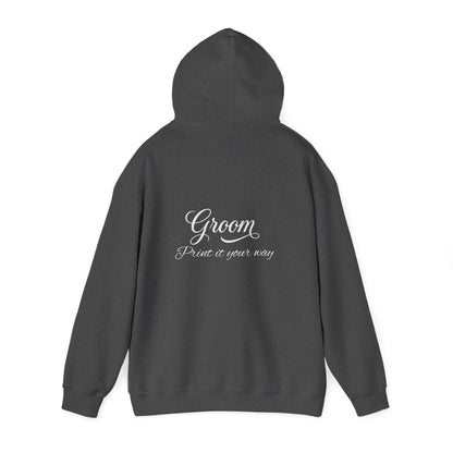 Copy of  "Bride" White Script Hoodie — Bridal Wedding Party Pullover
