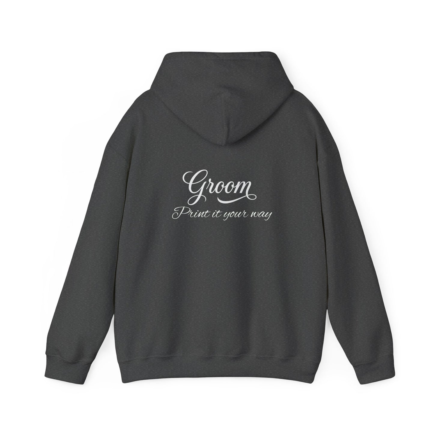 Copy of  "Bride" White Script Hoodie — Bridal Wedding Party Pullover