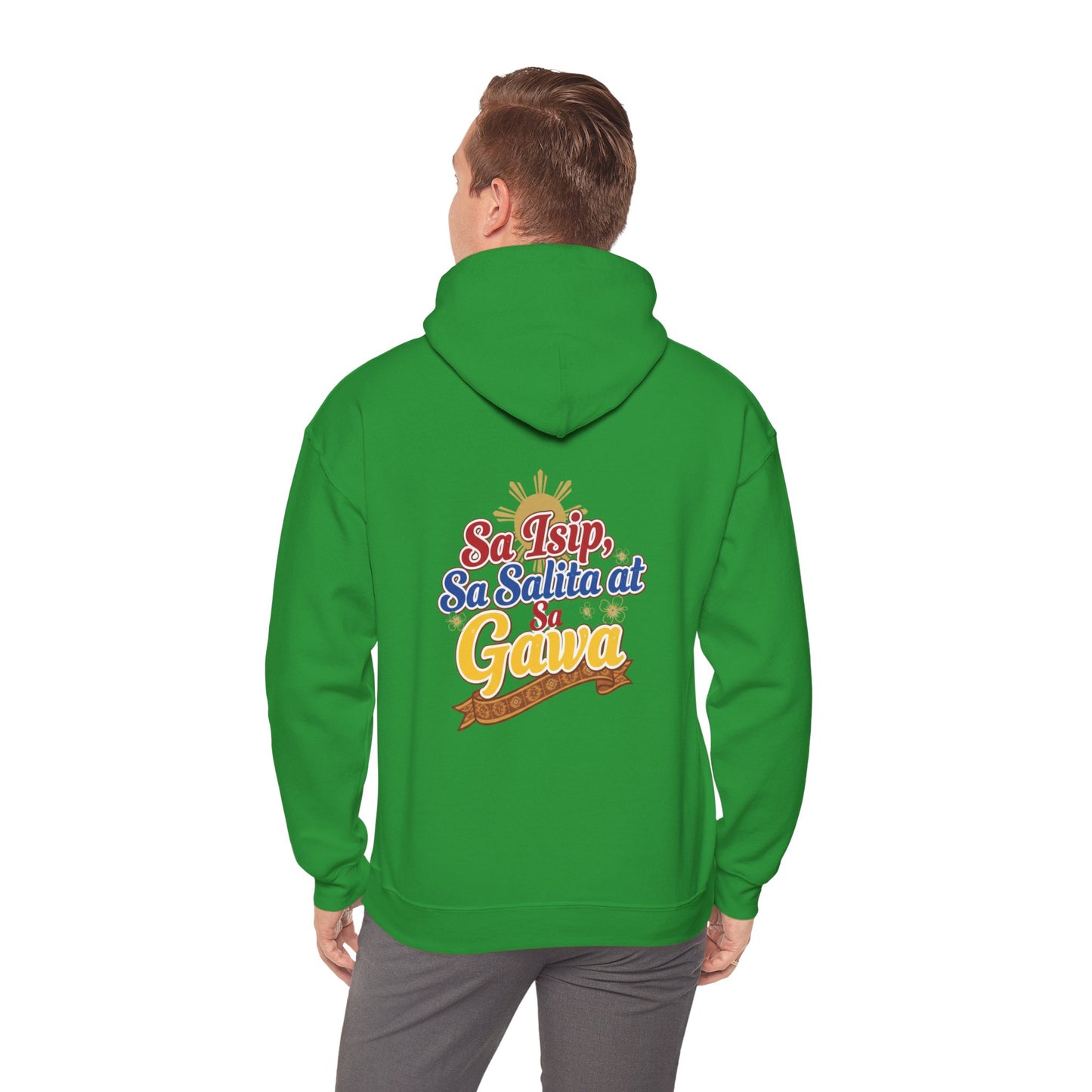 Pinay sa Isip sa Salita at sa Gawa — Filipino Pride Pullover Hoodie
