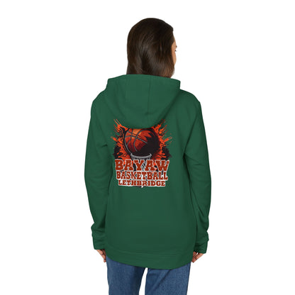 Rebel Basketball League Hoodie — Bold Grunge Basketball Logo