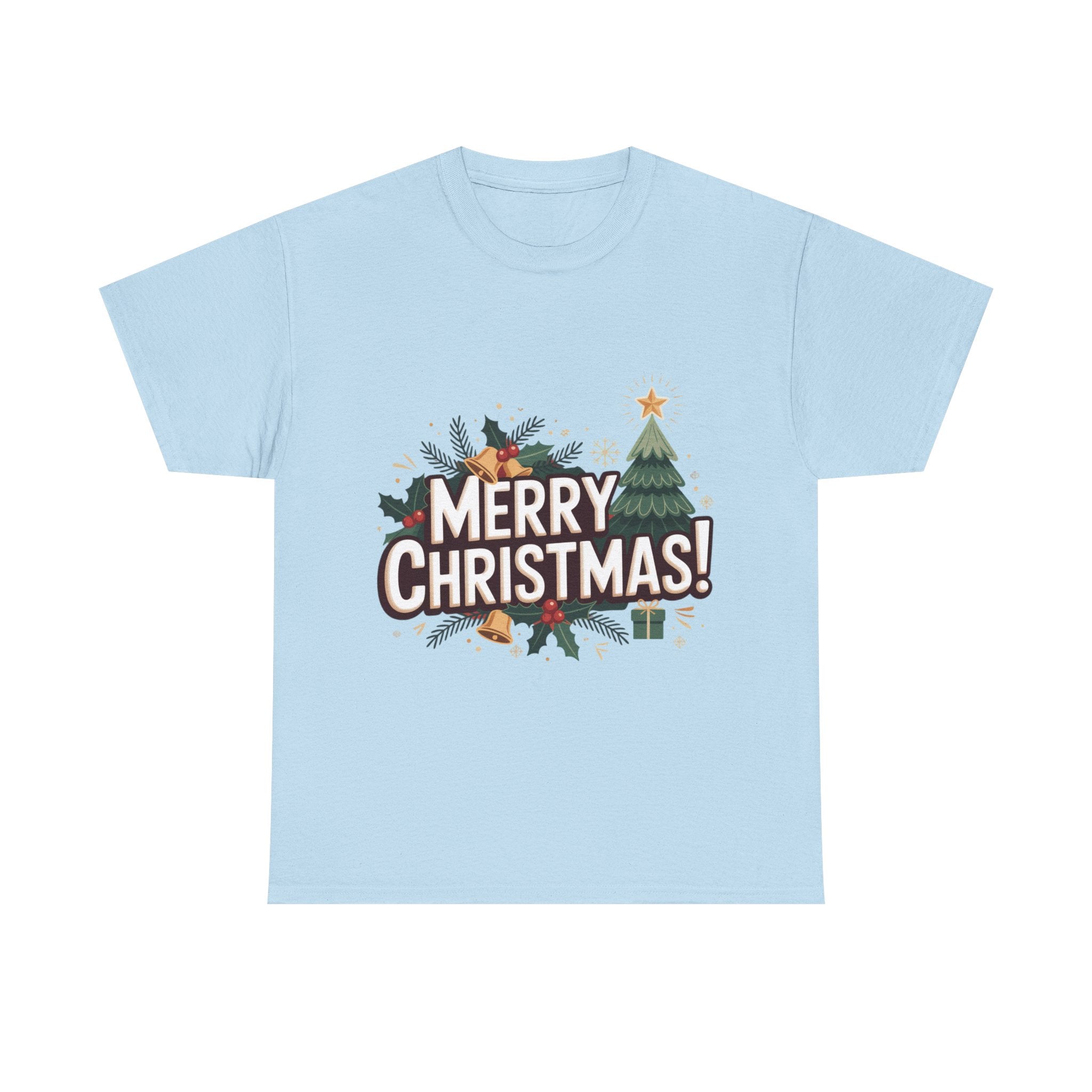 Merry Christmas Unisex Heavy Cotton Tee
