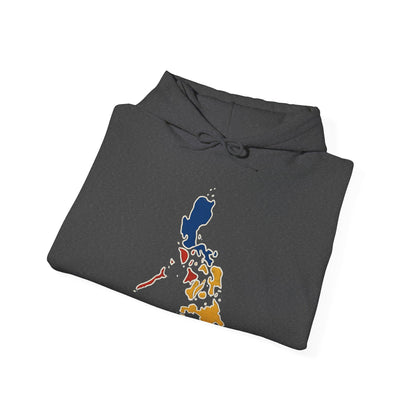 Philippines Map & Heraldic Eagle Hoodie — Filipino Pride Pullover