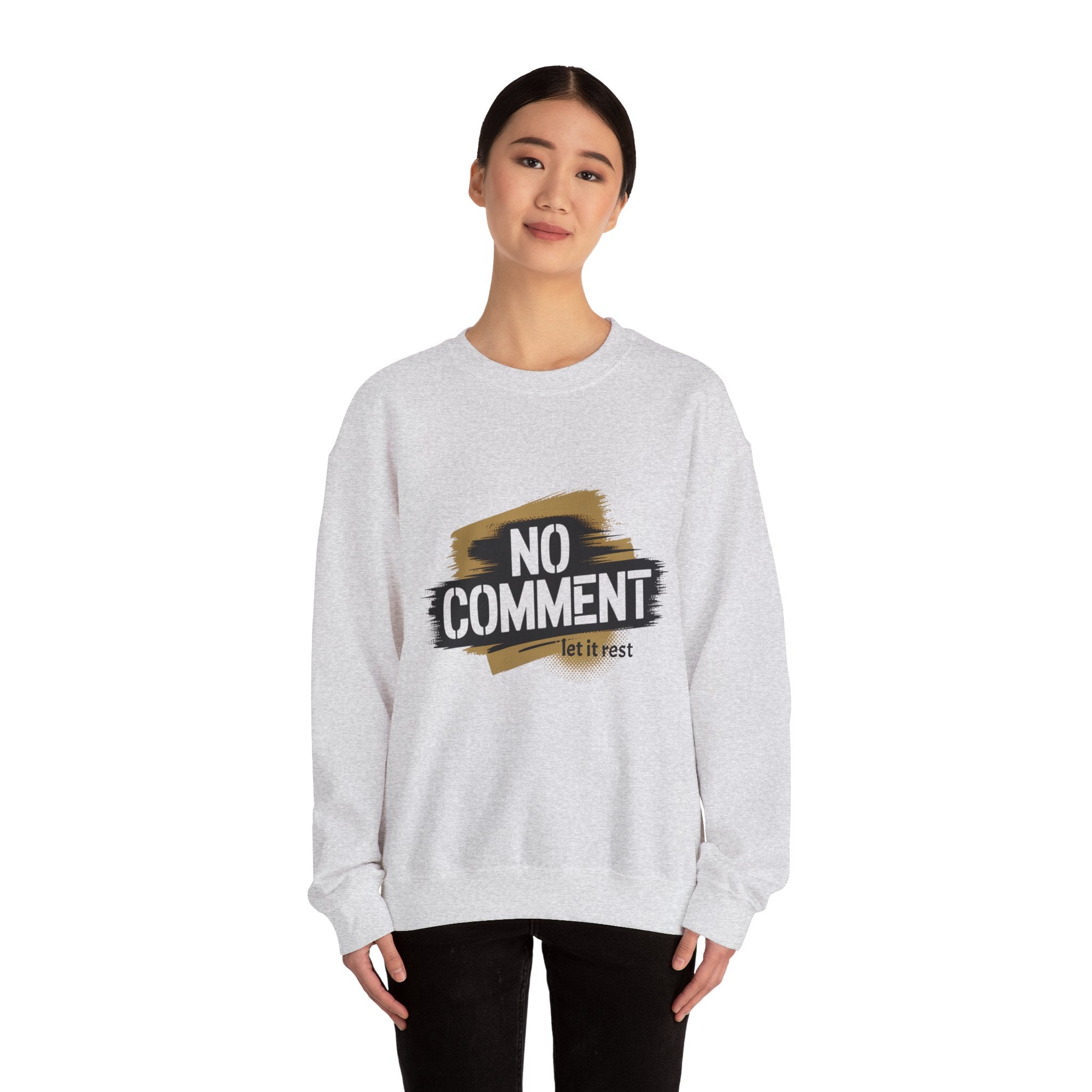 No Comment Heavy Blend Crewneck Sweatshirt