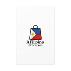 Filipino Flag Tote Logo Canvas Print — AFilipinoStore.com Matte Stretched Wall Art
