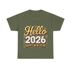 Copy of New Year Celebration Tee - Hello 2026 Happy New Year Design