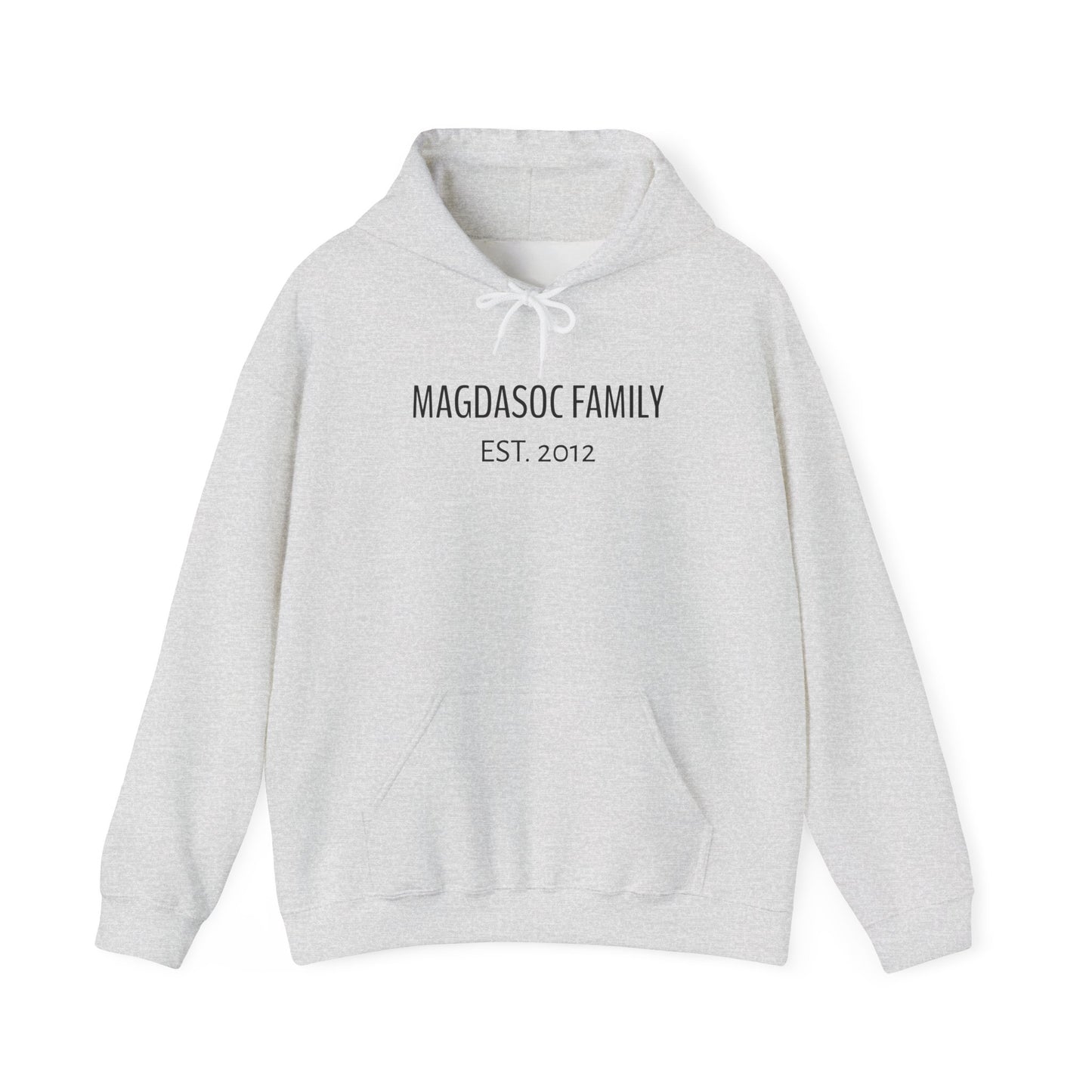 Custom Family Name Hoodie (REGULAR PRINT, DTF)-Personalized Pullover
