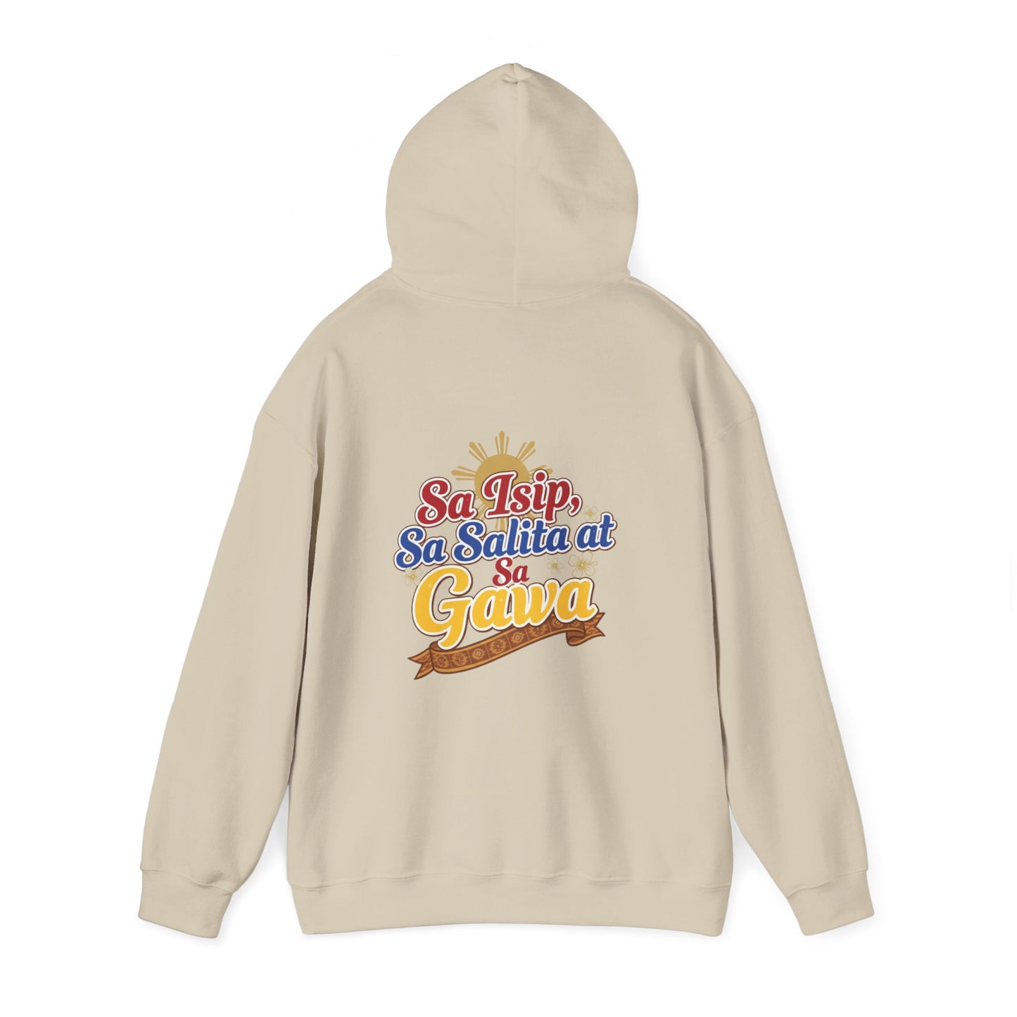 Pinay sa Isip sa Salita at sa Gawa — Filipino Pride Pullover Hoodie