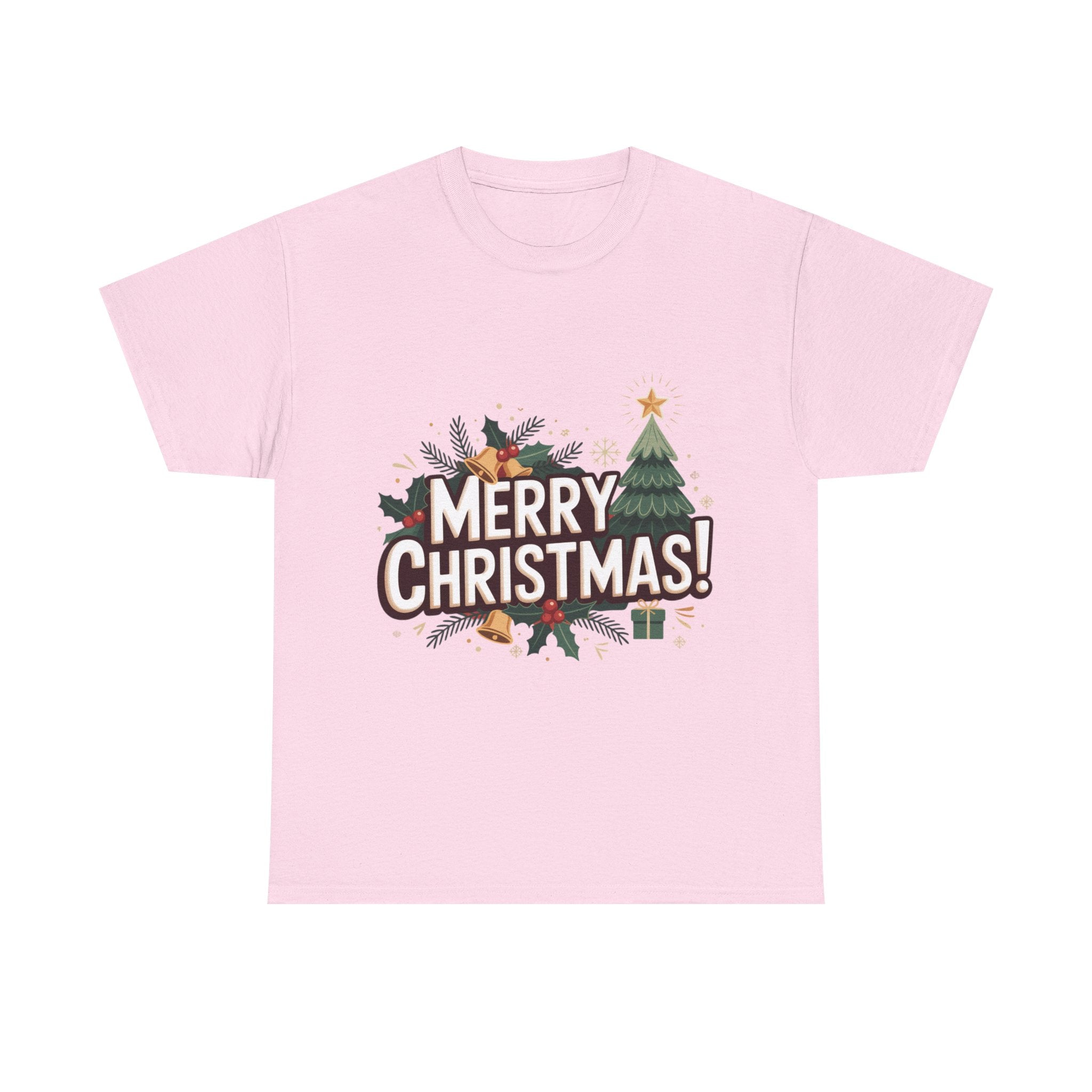 Merry Christmas Unisex Heavy Cotton Tee