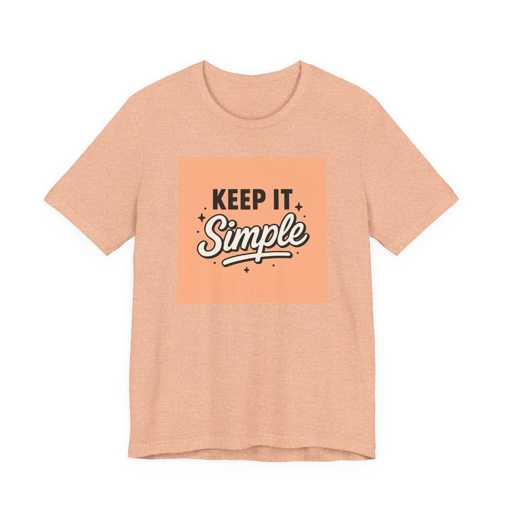 Keep It Simple T-Shirt — Minimalist Retro Graphic Tee