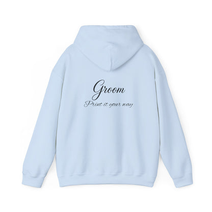 "Groom" Script Hoodie — Bridal Wedding Party Pullover
