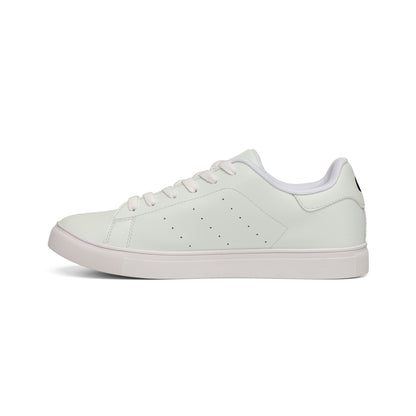 ONE Classic White Leather Sneakers — Low-Top Casual Trainers