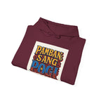 Filipino Pride Hoodie — "Pambansang Pogi" Retro Lettering Pullover