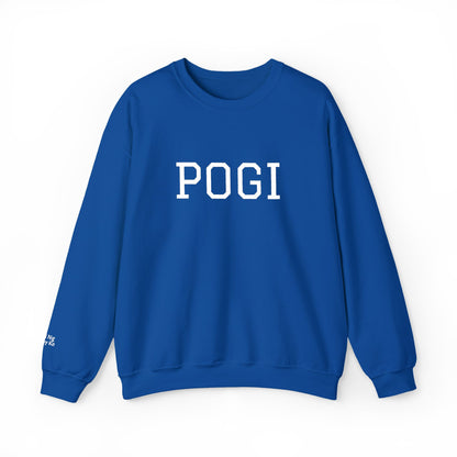 Embroidered POGI Sabi ng nanay ko Crewneck Sweatshirt — Bold Filipino Pride Pullover