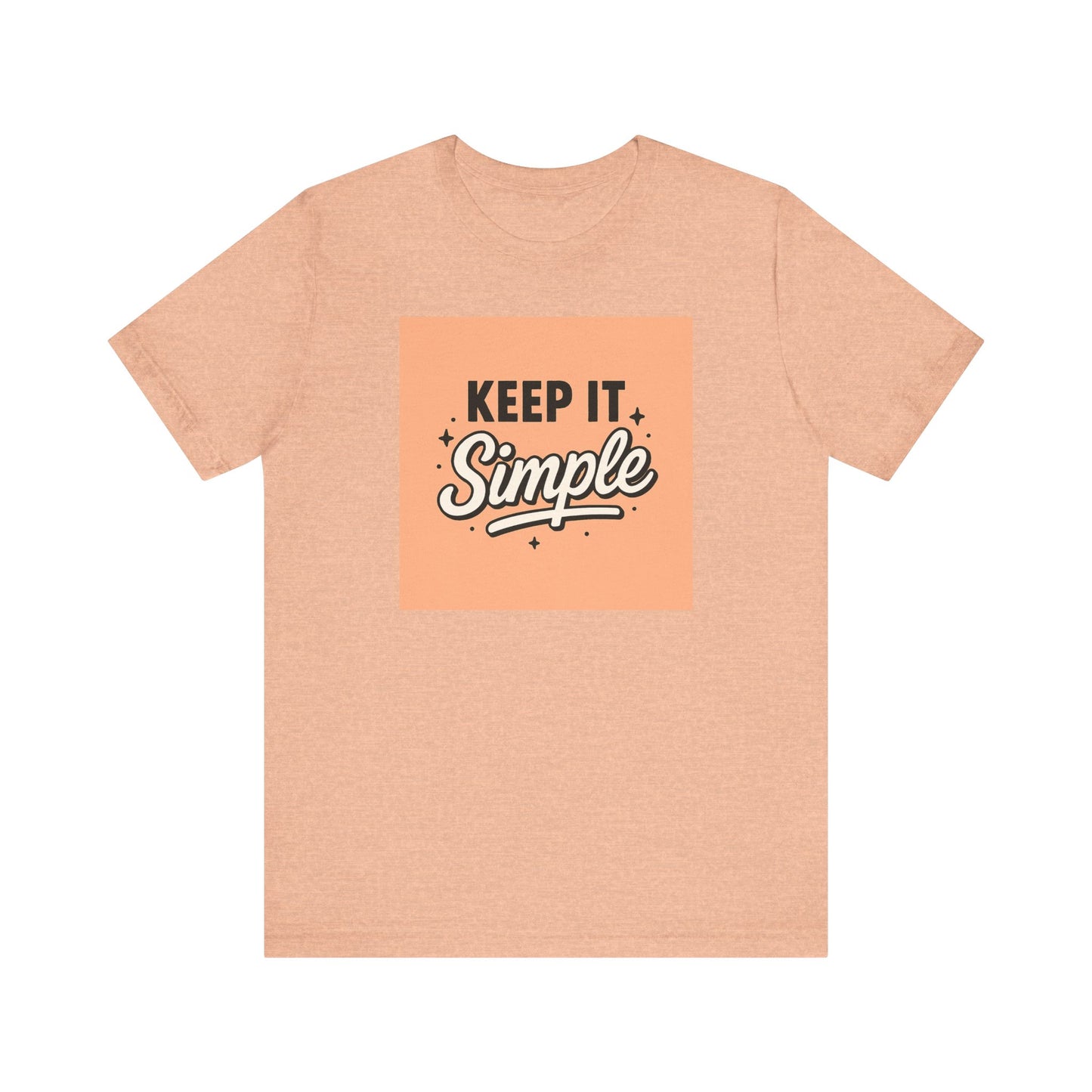 Keep It Simple T-Shirt — Minimalist Retro Graphic Tee