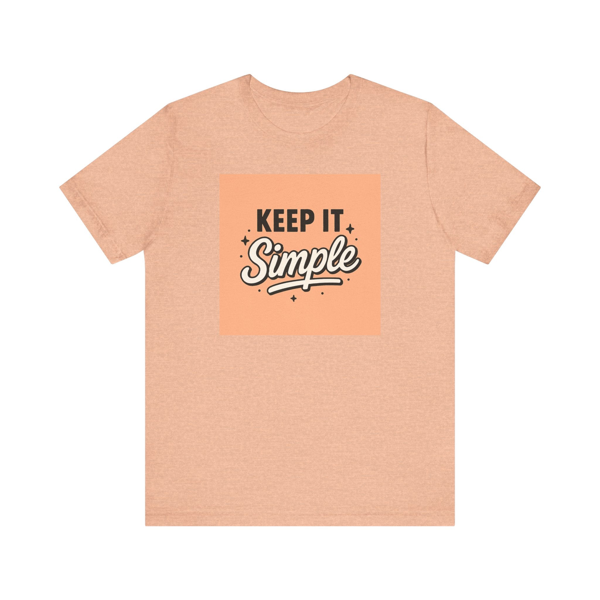 Keep It Simple T-Shirt — Minimalist Retro Graphic Tee