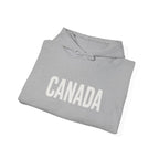 Canada Flag Hoodie – Vintage Canada Text & Maple Leaf Pullover